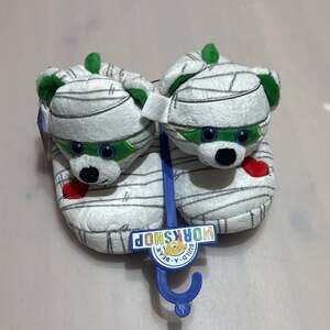 Build-A-Bear Workshop Plush Mummy Slippers Kids Youth size1/2